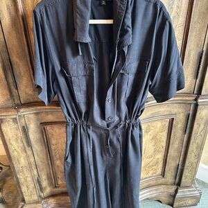 Banana Republic Black Jumpsuit with Elastic Waist
